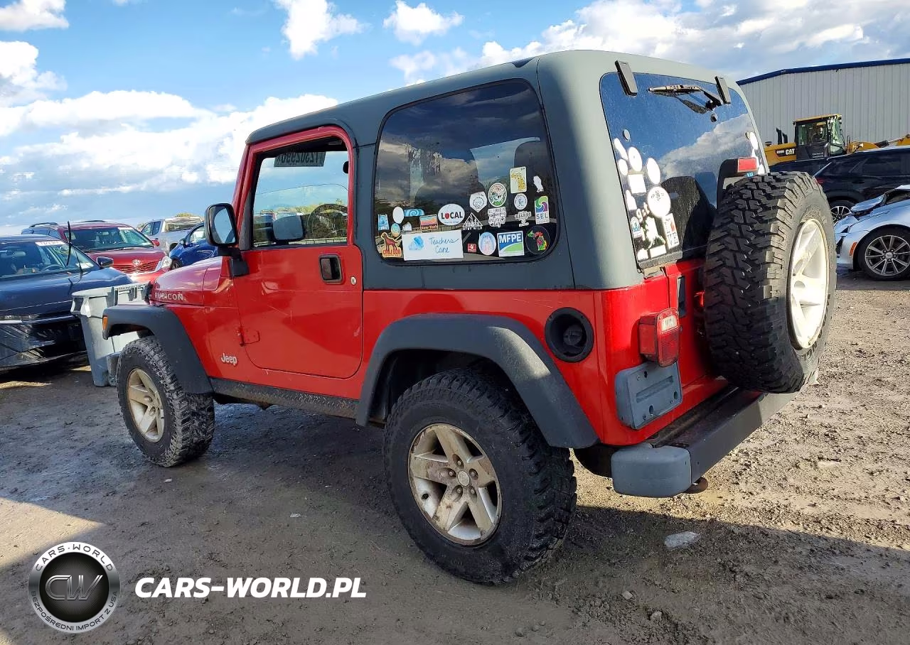 2003 Jeep Wrangler - Tj Rubicon VIN:1J4FA69SX3P328031 - 2