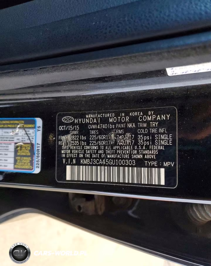 2016 Hyundai Tucson Se VIN:KM8J3CA45GU100303 - 13