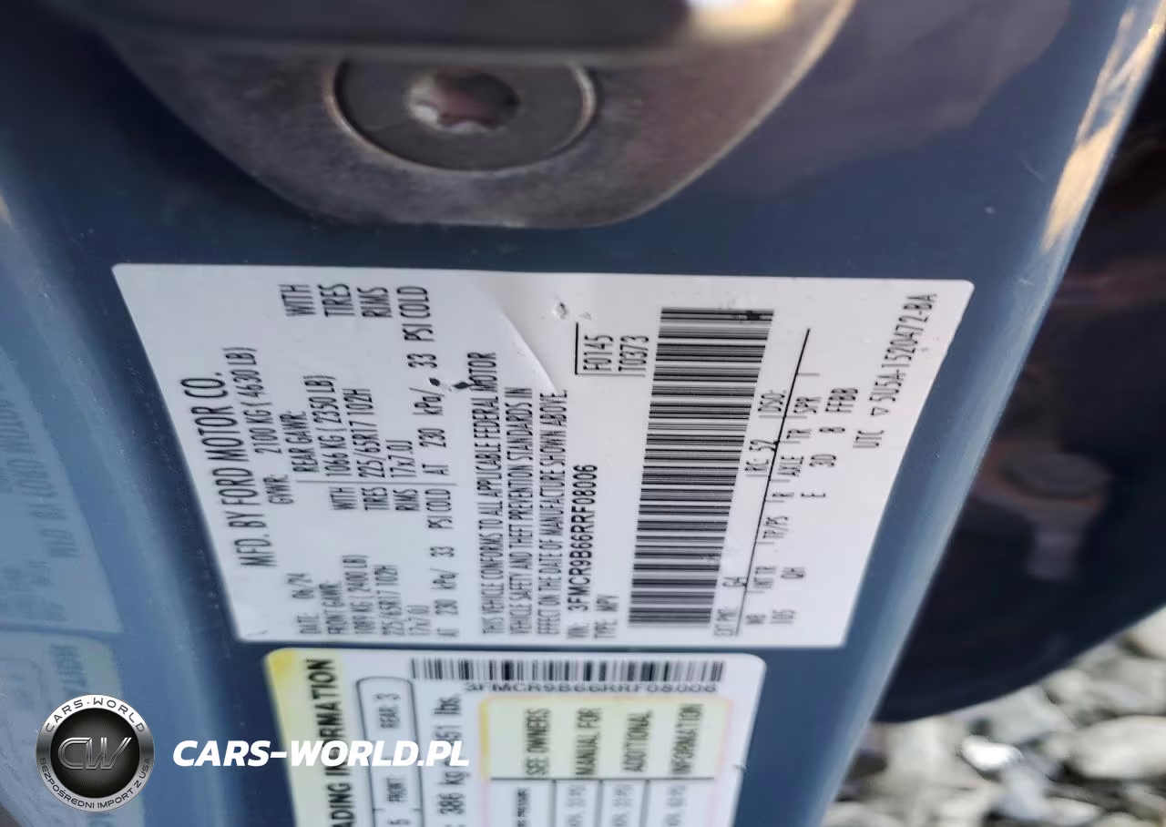 2024 Ford Bronco Sport Big Bend VIN:3FMCR9B66RRF08006 - 13