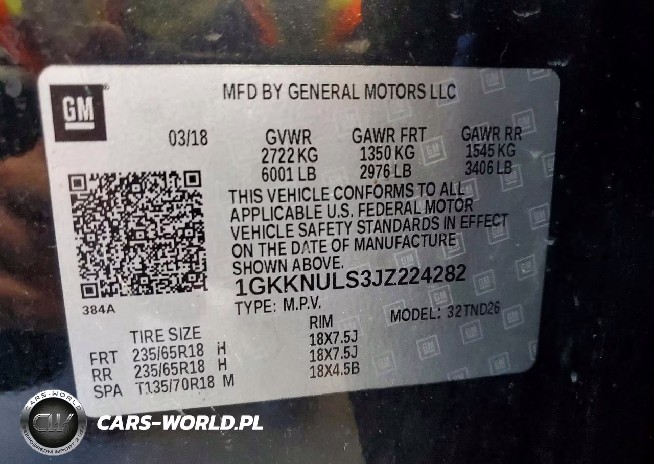 2018 GMC Acadia Slt-1 VIN:1GKKNULS3JZ224282 - 13
