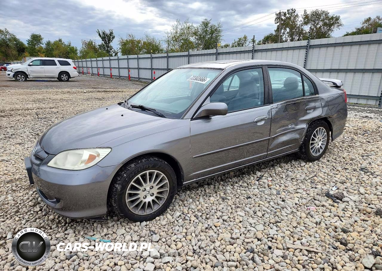 2005 Honda Civic Ex VIN:2HGES26745H617423 - 1