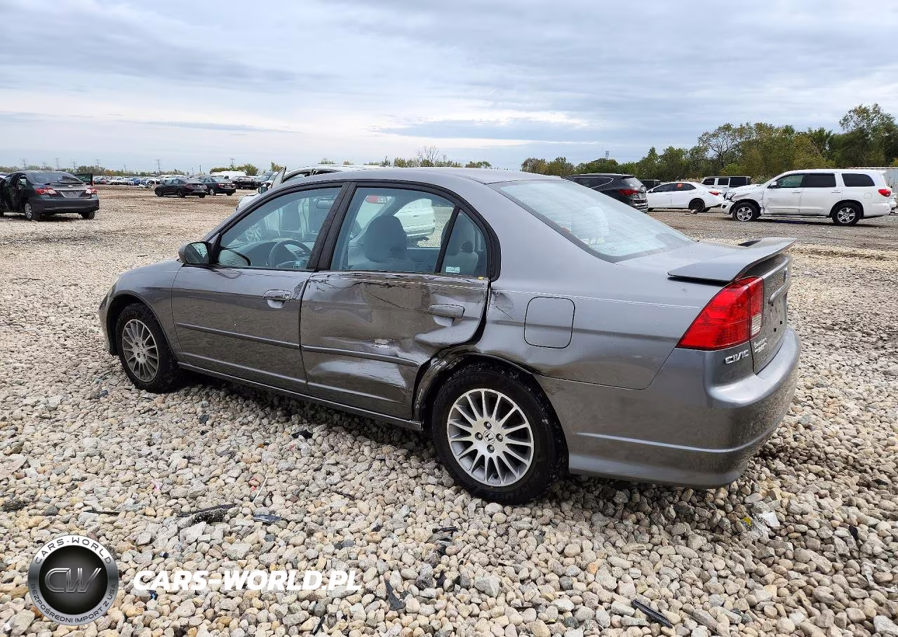 2005 Honda Civic Ex VIN:2HGES26745H617423 - 2