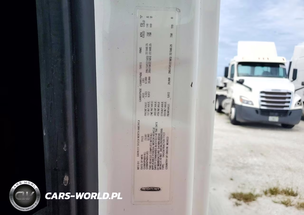 2024 Freightliner Cascadia 126" Day Cab Truck Cab And Chassis VIN:3AKJHLDV2RDUG5845 - 12