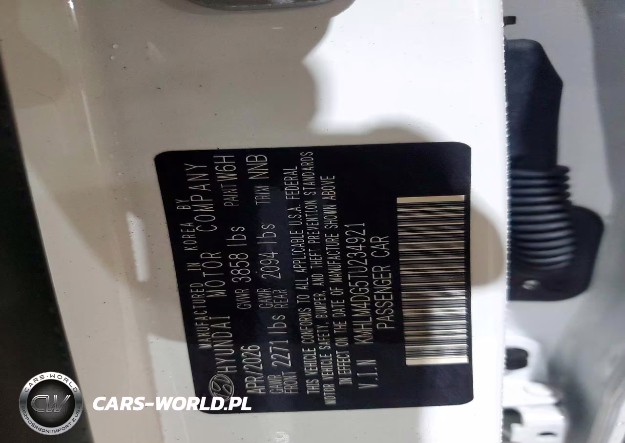 2026 Hyundai Elantra Sel Sport VIN:KMHLM4DG5TU234921 - 12