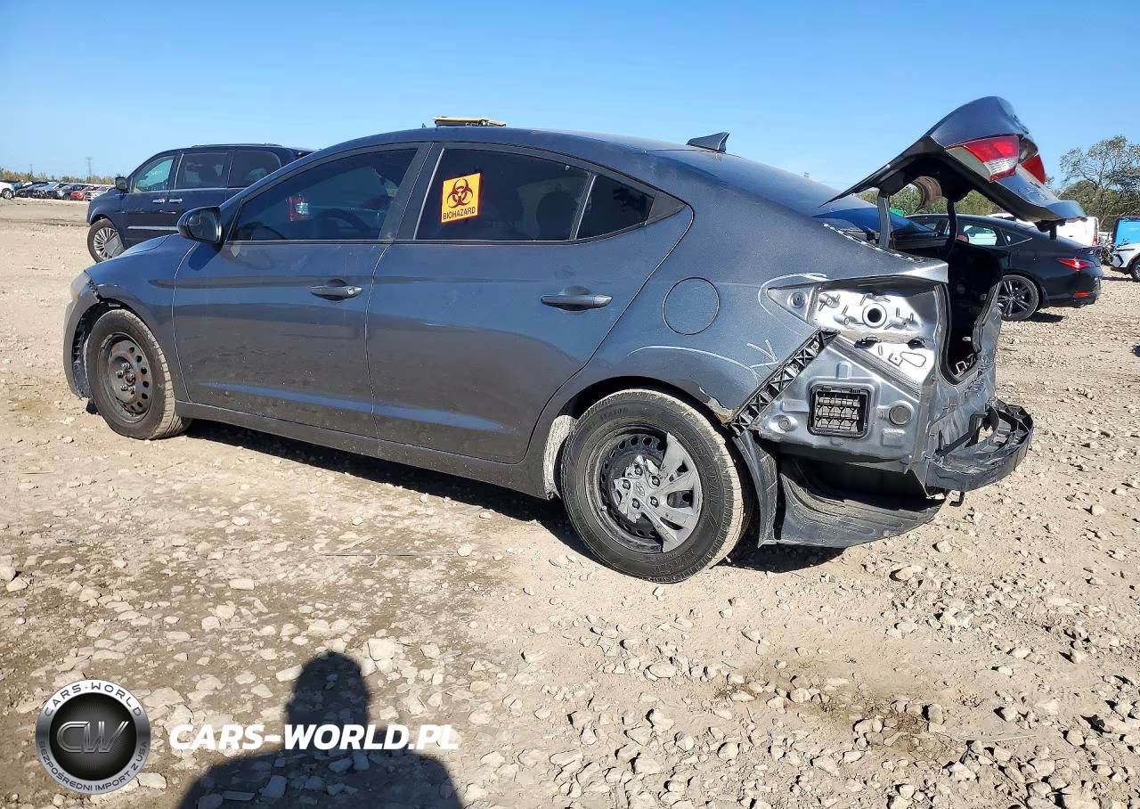 2017 Hyundai Elantra Se VIN:KMHD74LF5HU116511 - 2