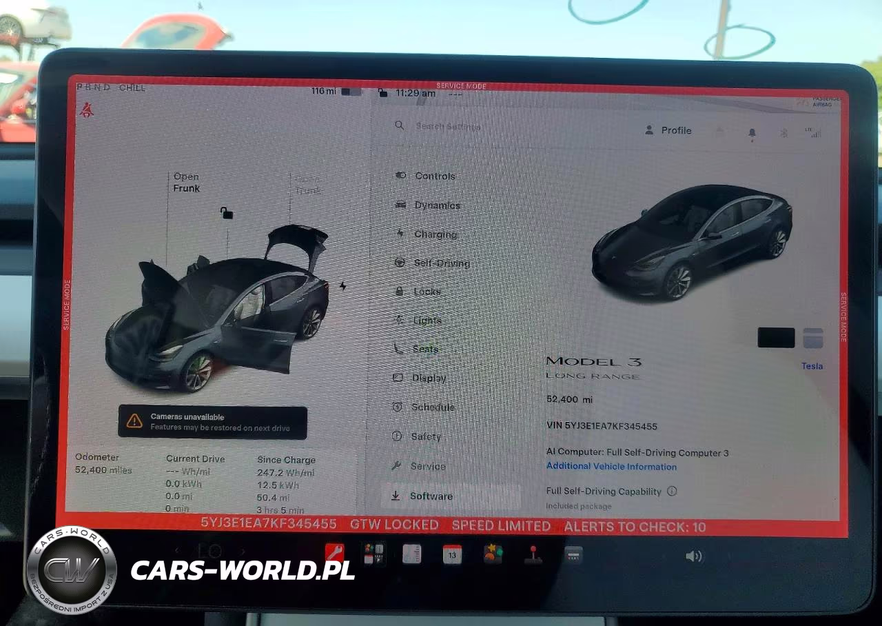 2019 Tesla Model 3 VIN:5YJ3E1EA7KF345455 - 9