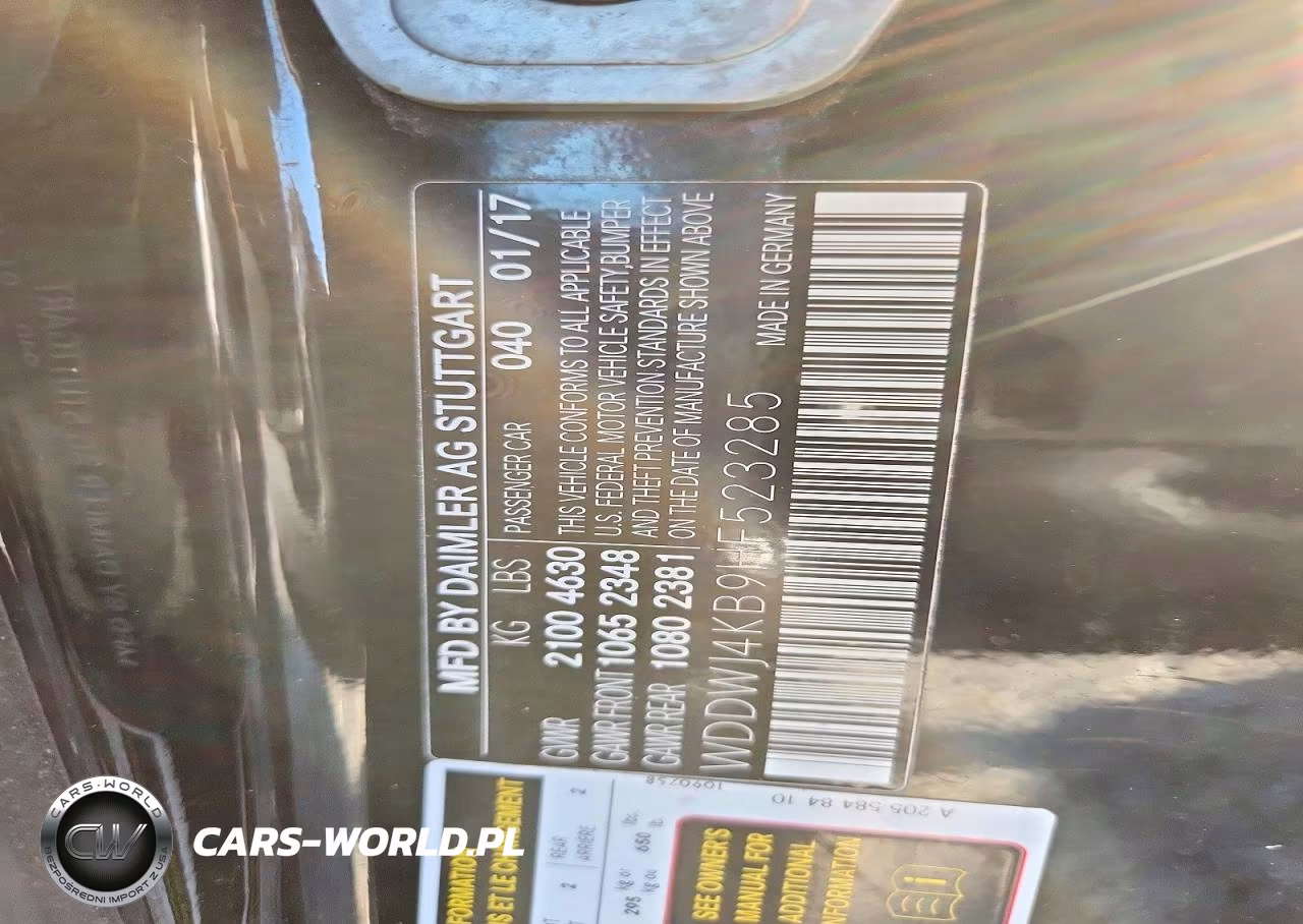 2017 Mercedes-Benz C 300 4Matic VIN:WDDWJ4KB9HF523285 - 12