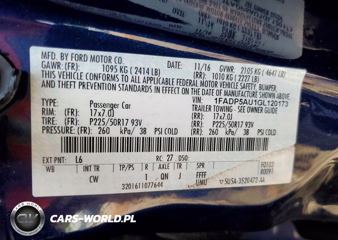 2016 Ford C-Max Se VIN:1FADP5AU1GL120173 - 14