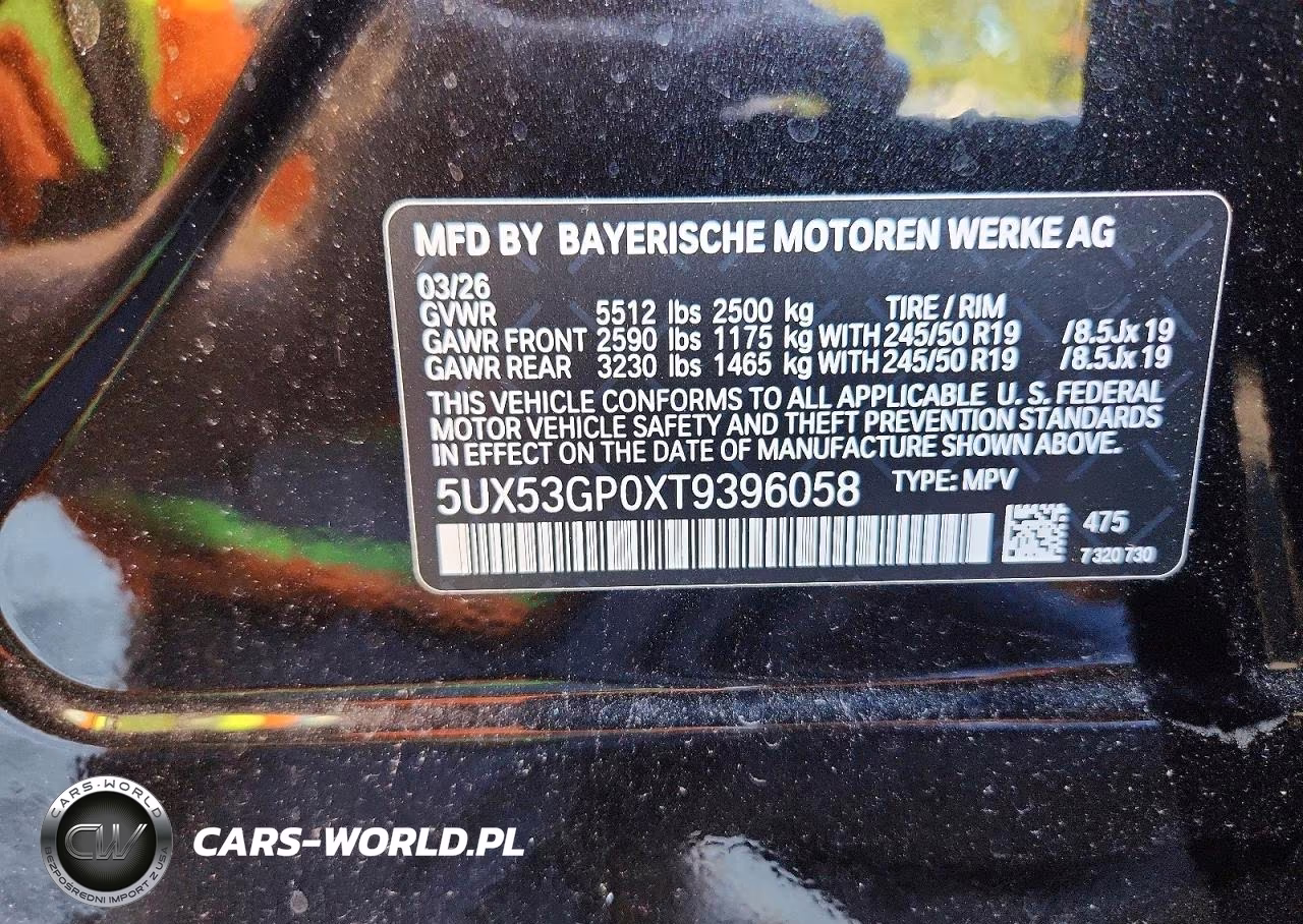 2026 BMW X3 30 xDrive VIN:5UX53GP0XT9396058 - 13