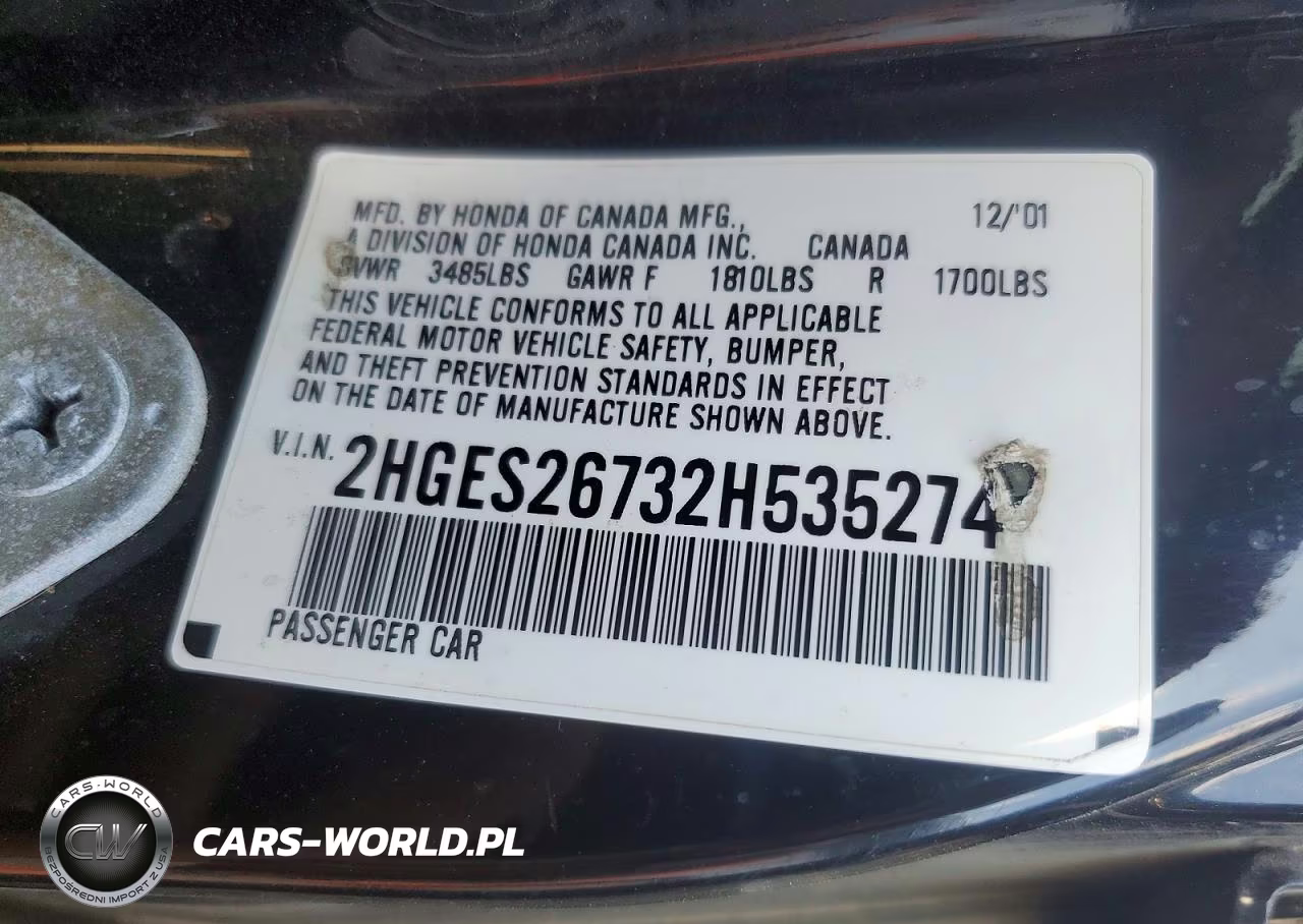 2002 Honda Civic Ex VIN:2HGES26732H535274 - 12
