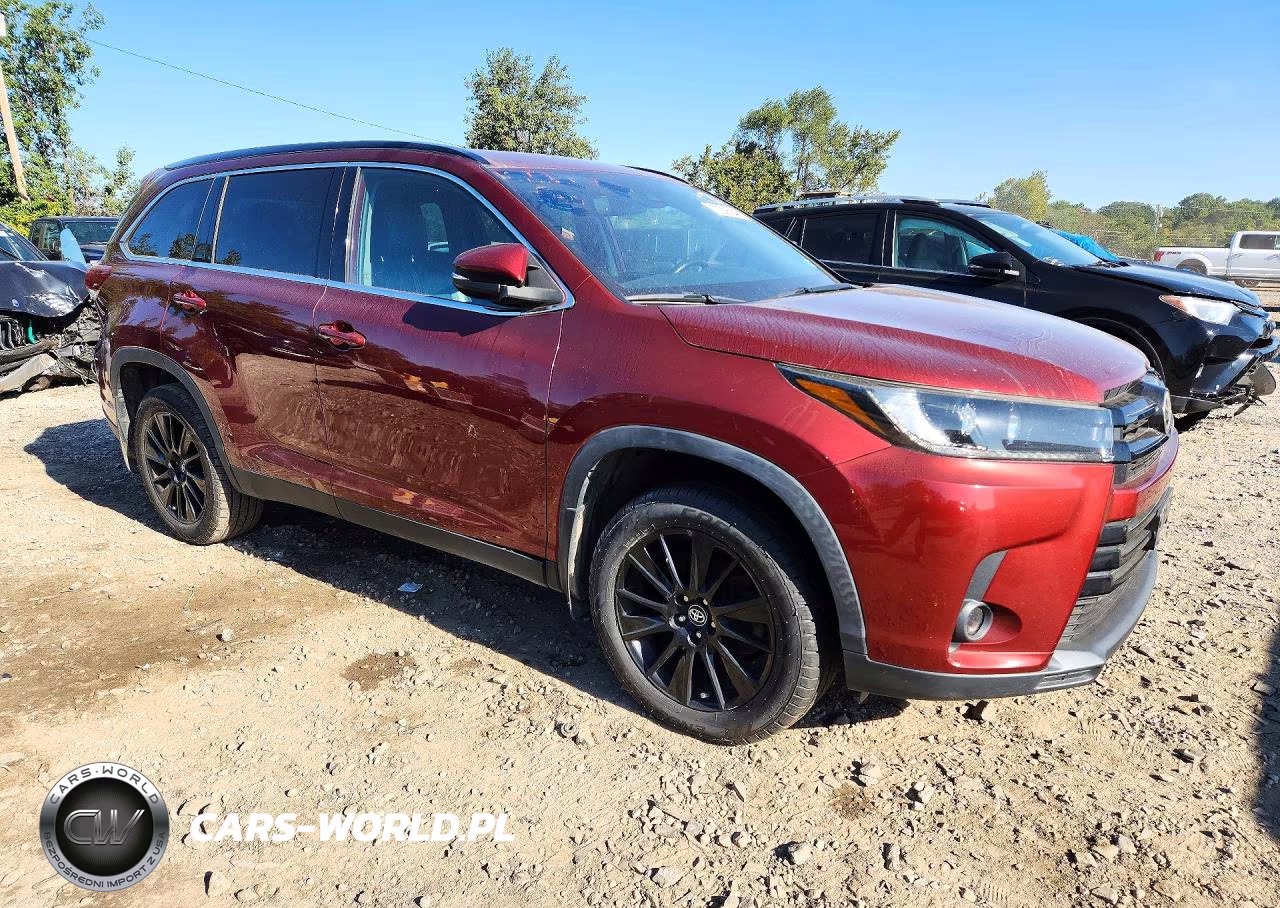 2019 Toyota Highlander Se VIN:5TDJZRFH5KS601609 - 4