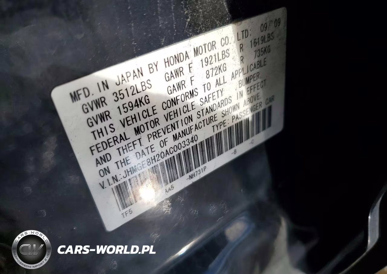 2010 Honda Fit VIN:JHMGE8H20AC003340 - 12