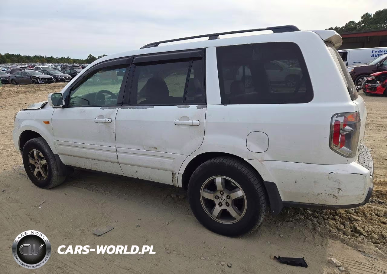 2007 Honda Pilot Exl VIN:5FNYF18707B031348 - 2