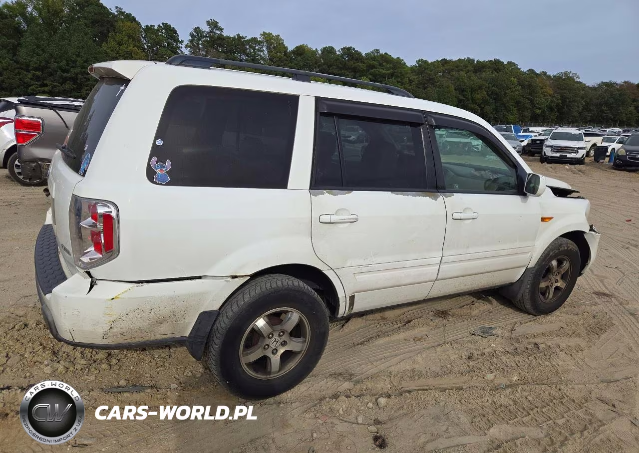 2007 Honda Pilot Exl VIN:5FNYF18707B031348 - 3