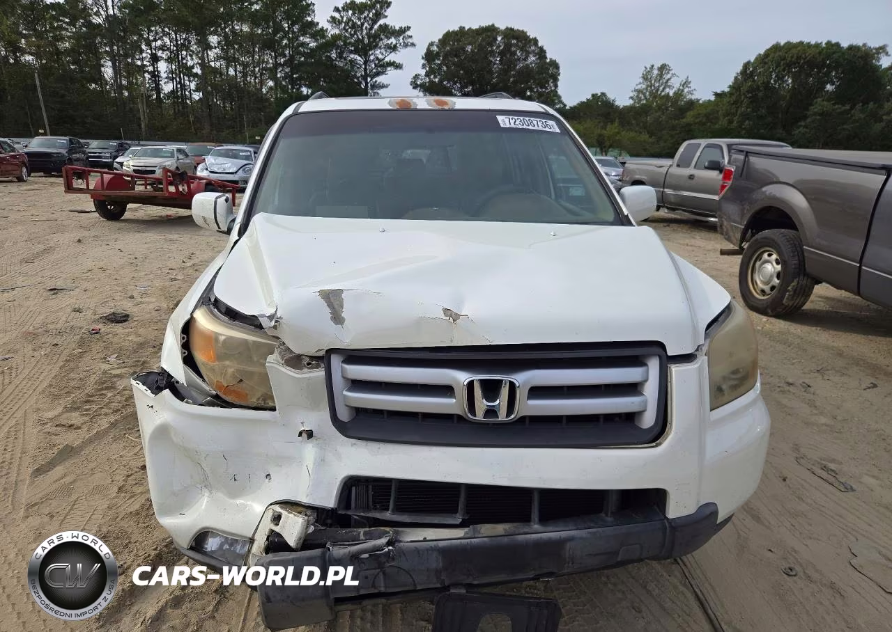 2007 Honda Pilot Exl VIN:5FNYF18707B031348 - 5