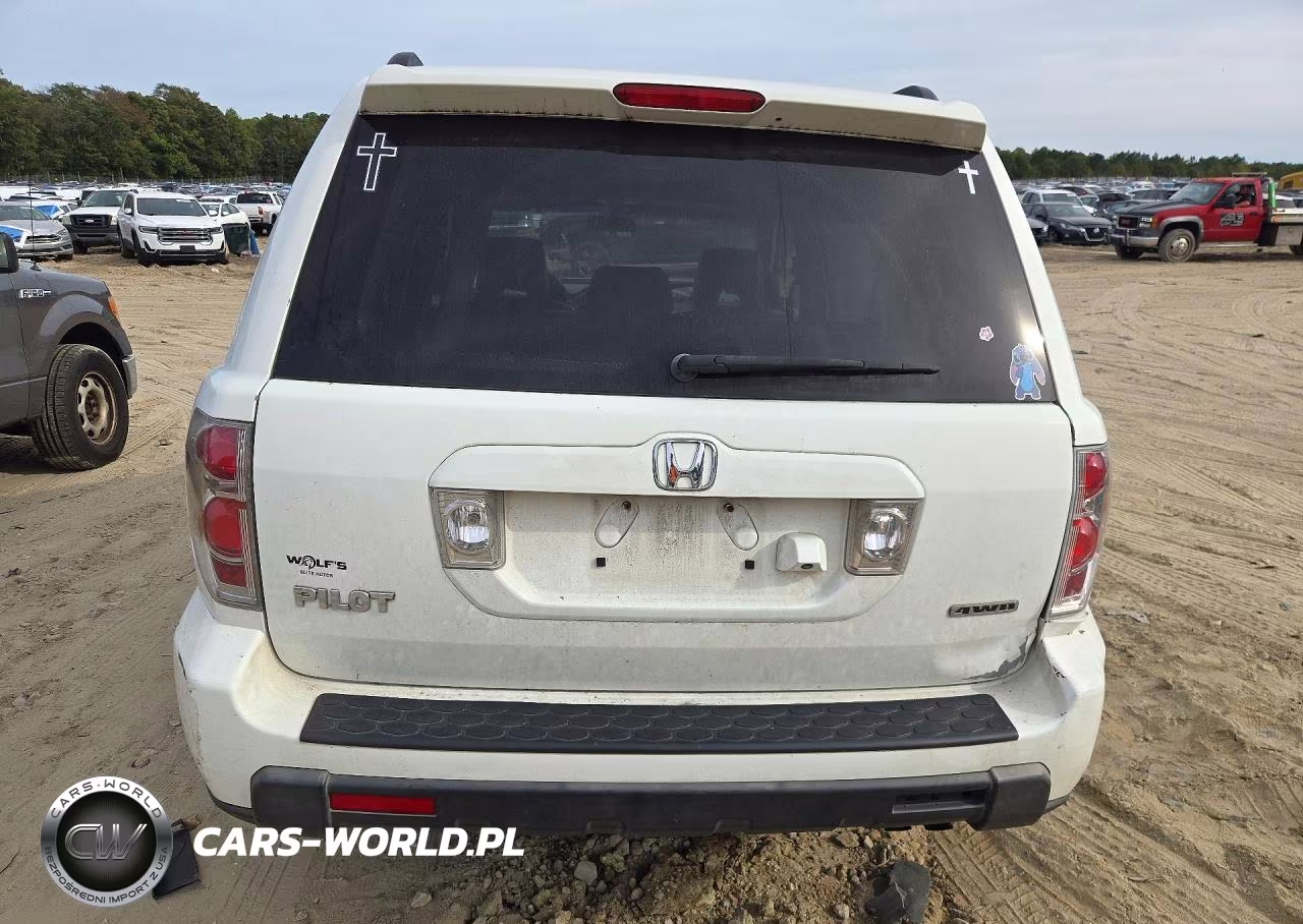 2007 Honda Pilot Exl VIN:5FNYF18707B031348 - 6