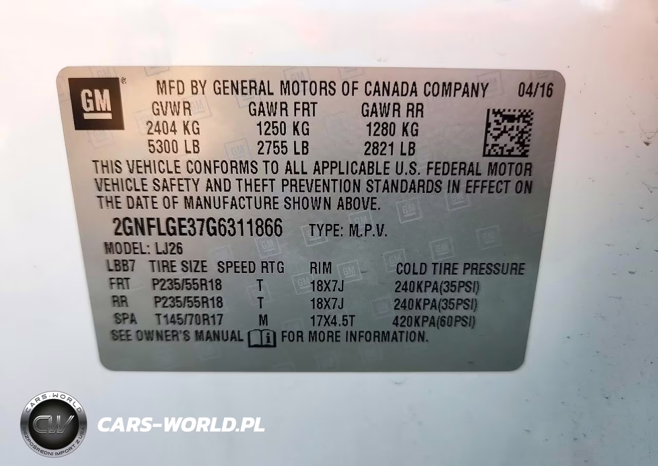 2016 Chevrolet Equinox Ltz VIN:2GNFLGE37G6311866 - 14