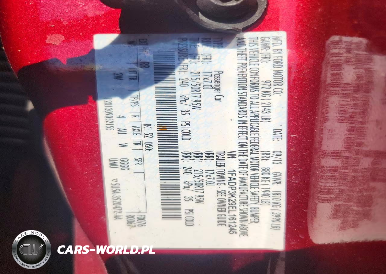 2014 Ford Focus Se VIN:1FADP3K29EL161245 - 12