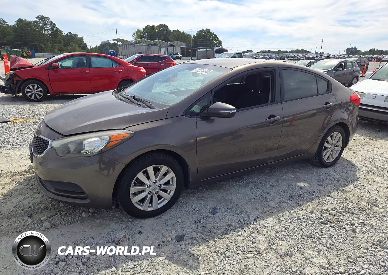 2014 Kia Forte Lx VIN:KNAFX4A6XE5096887 - 1