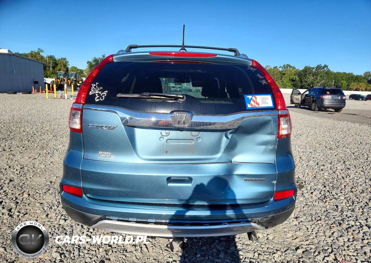 2015 Honda Cr-V Touring VIN:5J6RM3H92FL024186 - 6
