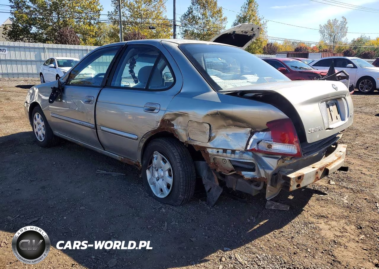 2002 Nissan Sentra Xe VIN:3N1CB51D02L663406 - 2