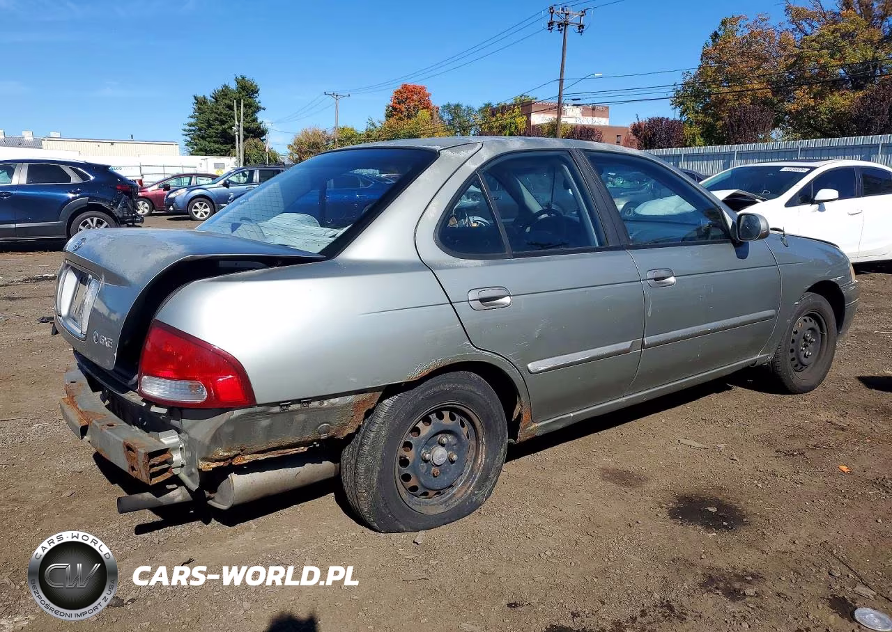 2002 Nissan Sentra Xe VIN:3N1CB51D02L663406 - 3