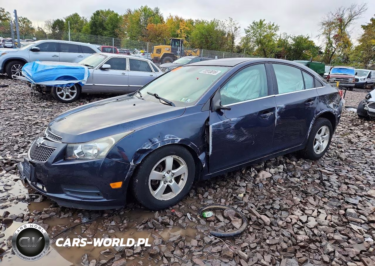 2014 Chevrolet Cruze Lt VIN:1G1PD5SB1E7170406 - 1