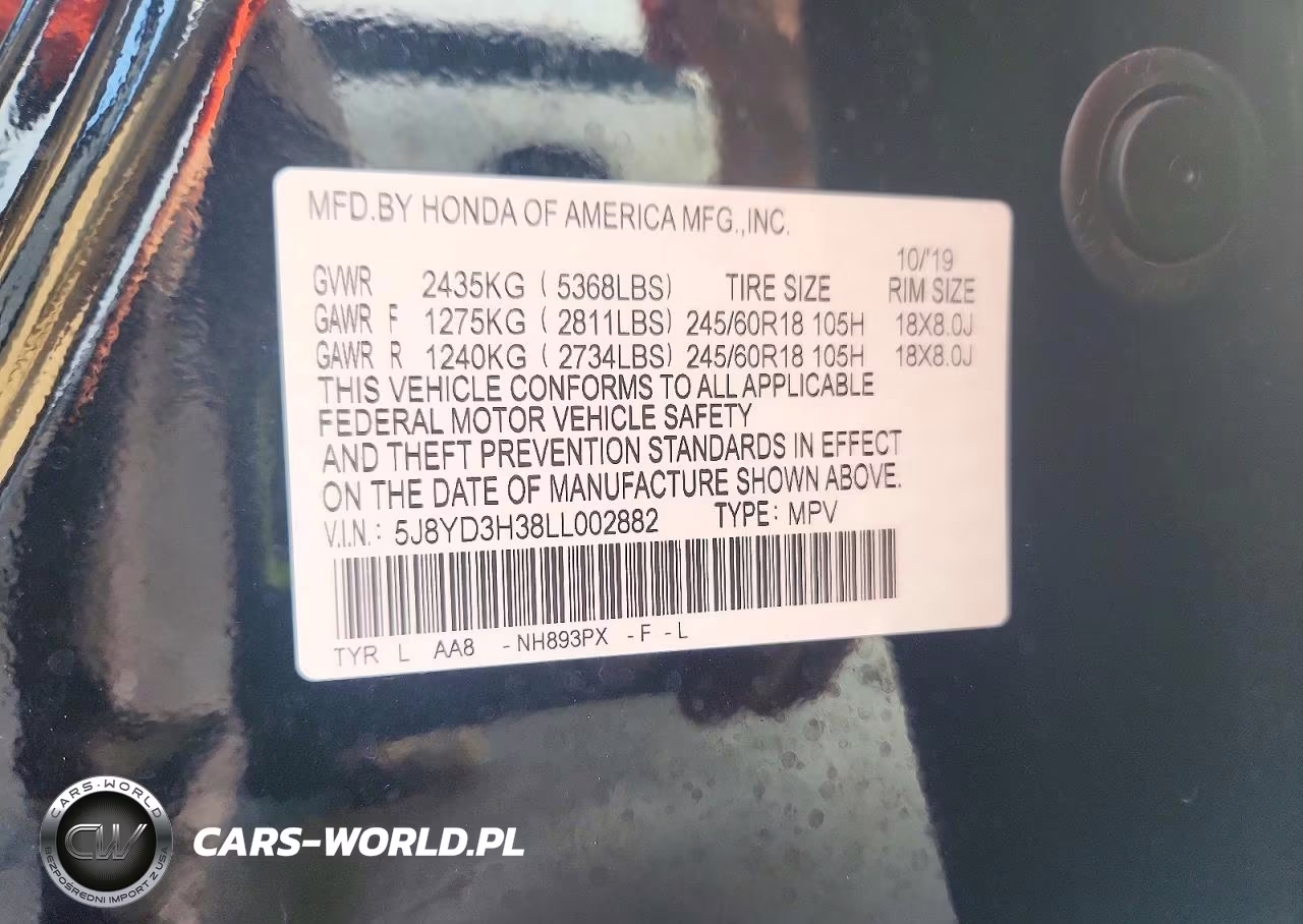 2020 Acura Mdx VIN:5J8YD3H38LL002882 - 14