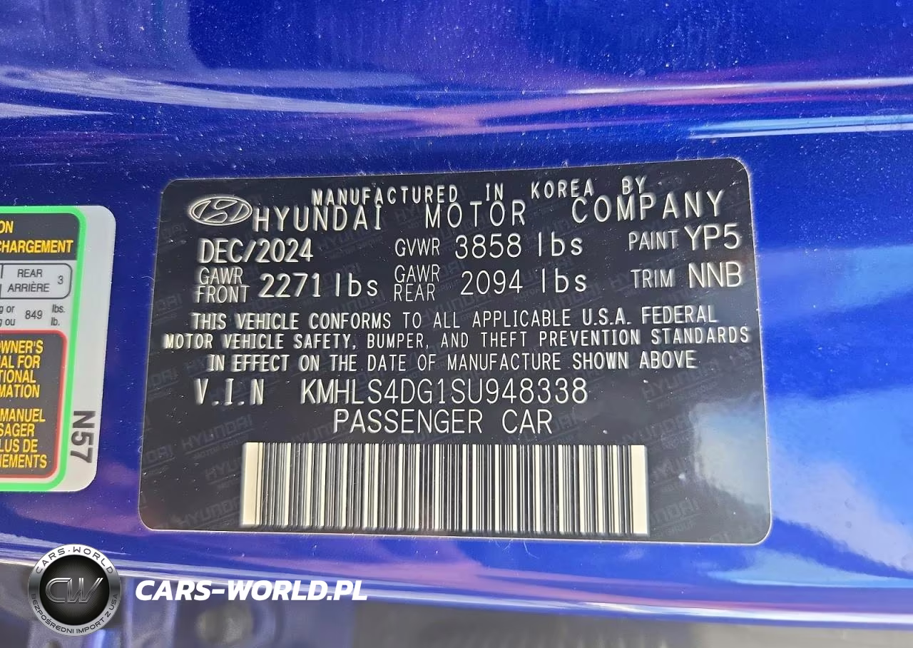 2025 Hyundai Elantra Sel VIN:KMHLS4DG1SU948338 - 12