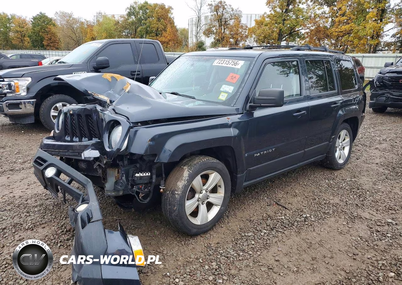 2014 Jeep Patriot Latitude VIN:1C4NJPFA7ED626981 - 1