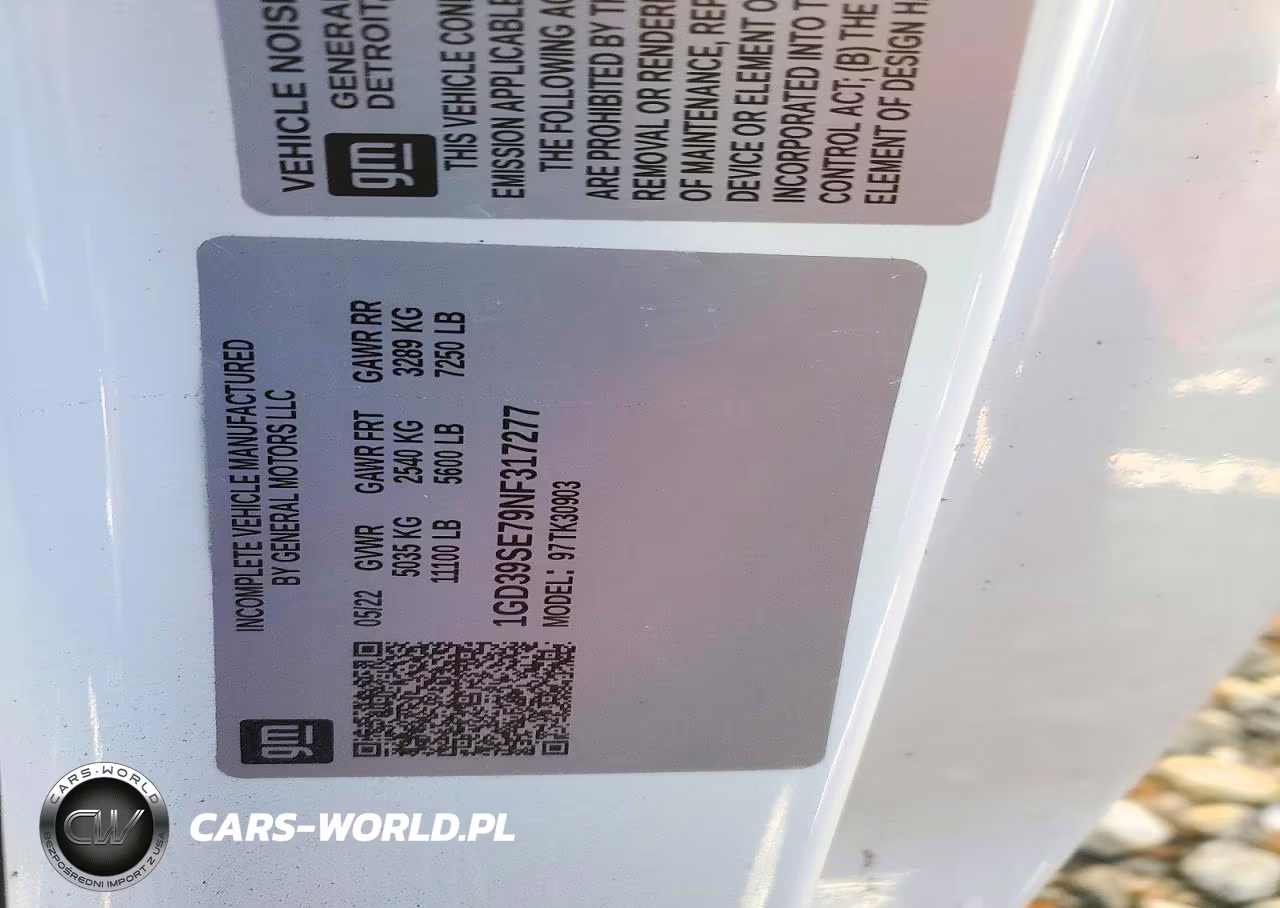 2022 GMC Sierra K3500 VIN:1GD39SE79NF317277 - 12