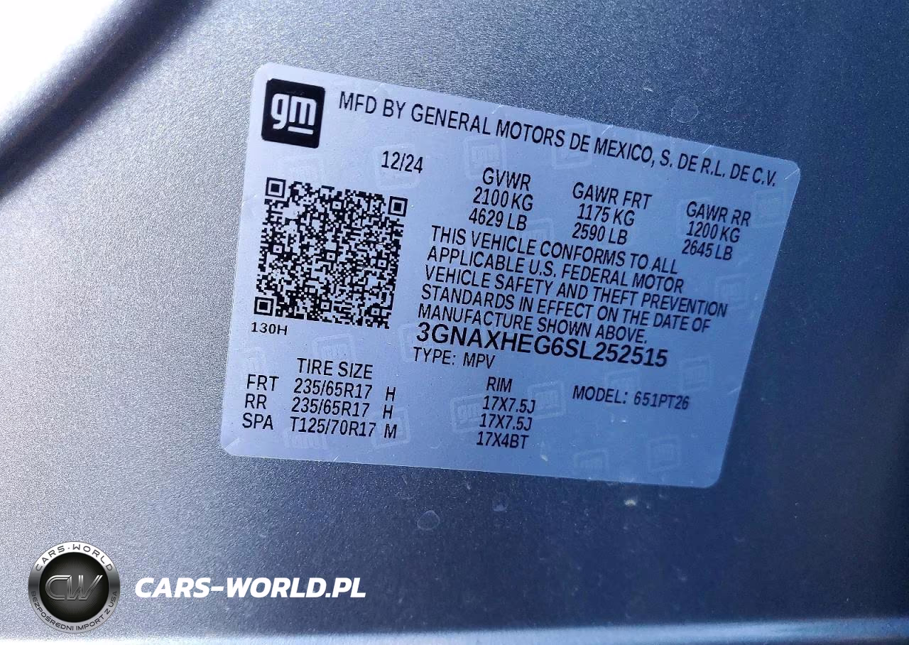2025 Chevrolet Equinox Lt VIN:3GNAXHEG6SL252515 - 13