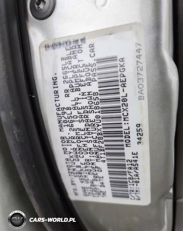 2000 Toyota Avalon Xls VIN:4T1BF28BXYU018658 - 12