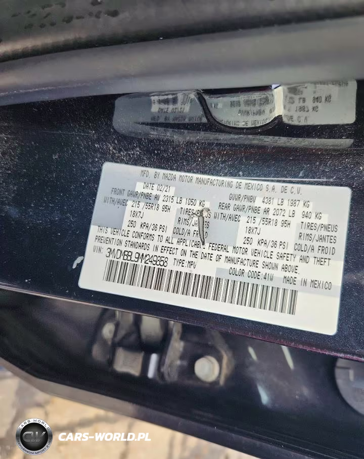2021 Mazda Cx-30 Select VIN:3MVDMBBL9MM249858 - 13