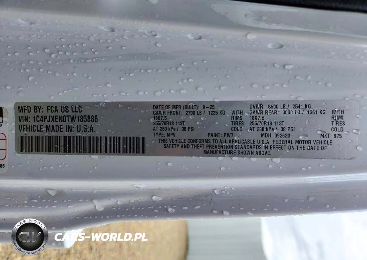2026 Jeep Wrangler Sahara VIN:1C4PJXEN0TW185886 - 13