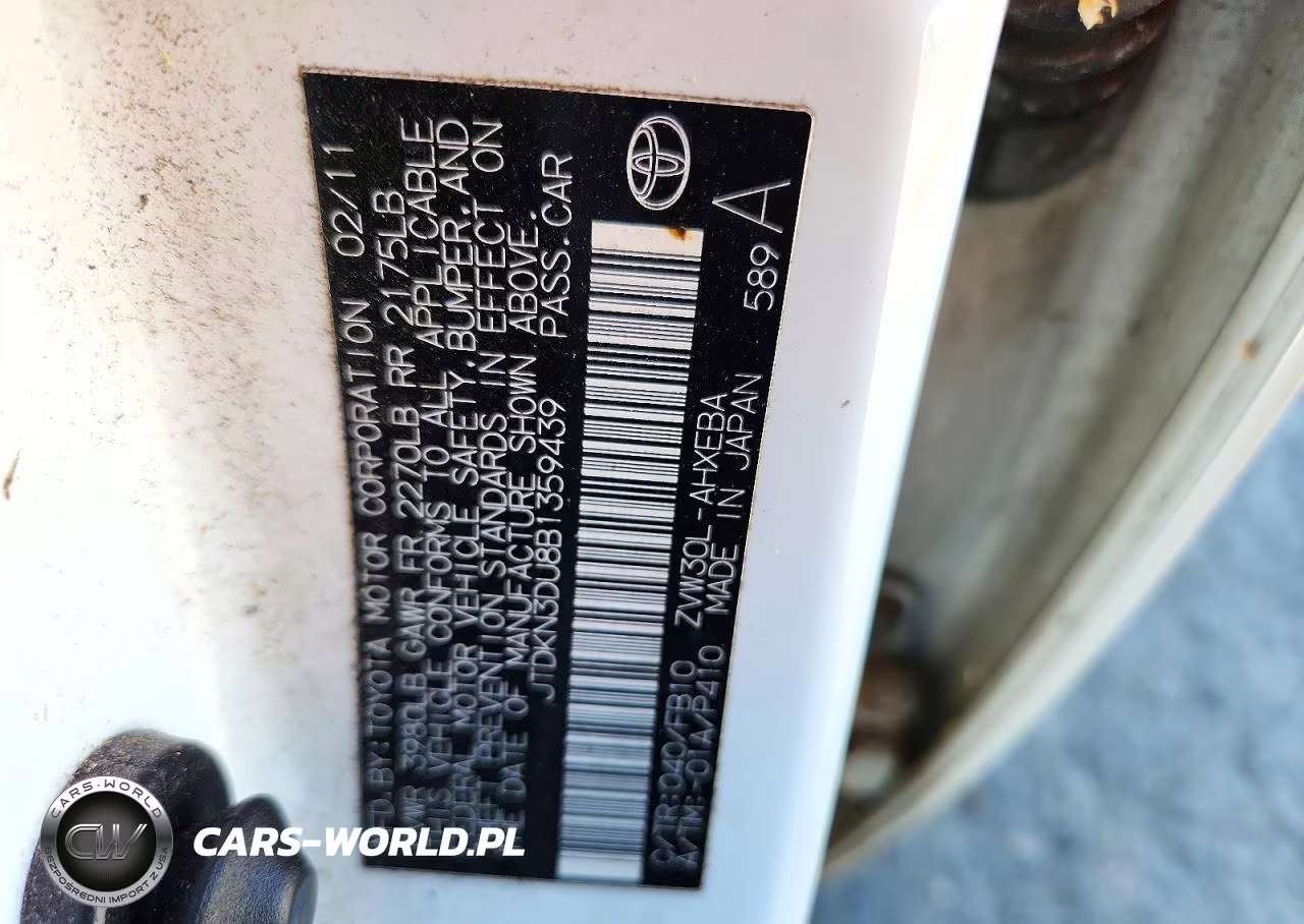 2011 Toyota Prius Two VIN:JTDKN3DU8B1359439 - 12
