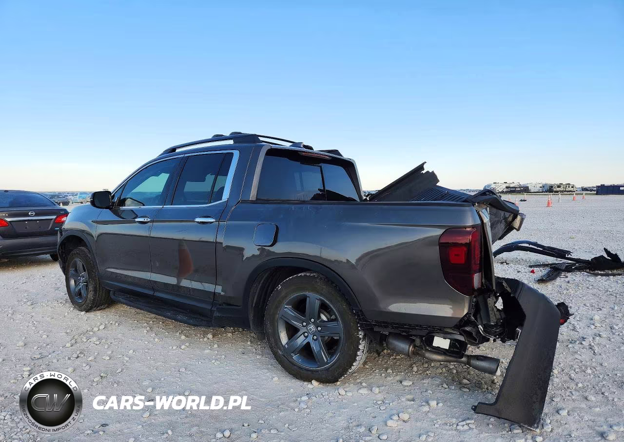 2022 Honda Ridgeline Rtl VIN:5FPYK3F79NB000484 - 2