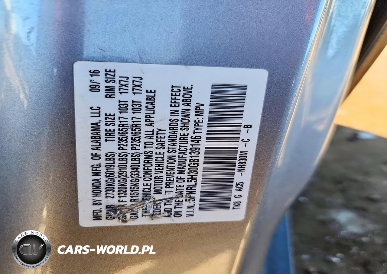 2016 Honda Odyssey Se VIN:5FNRL5H30GB139146 - 12