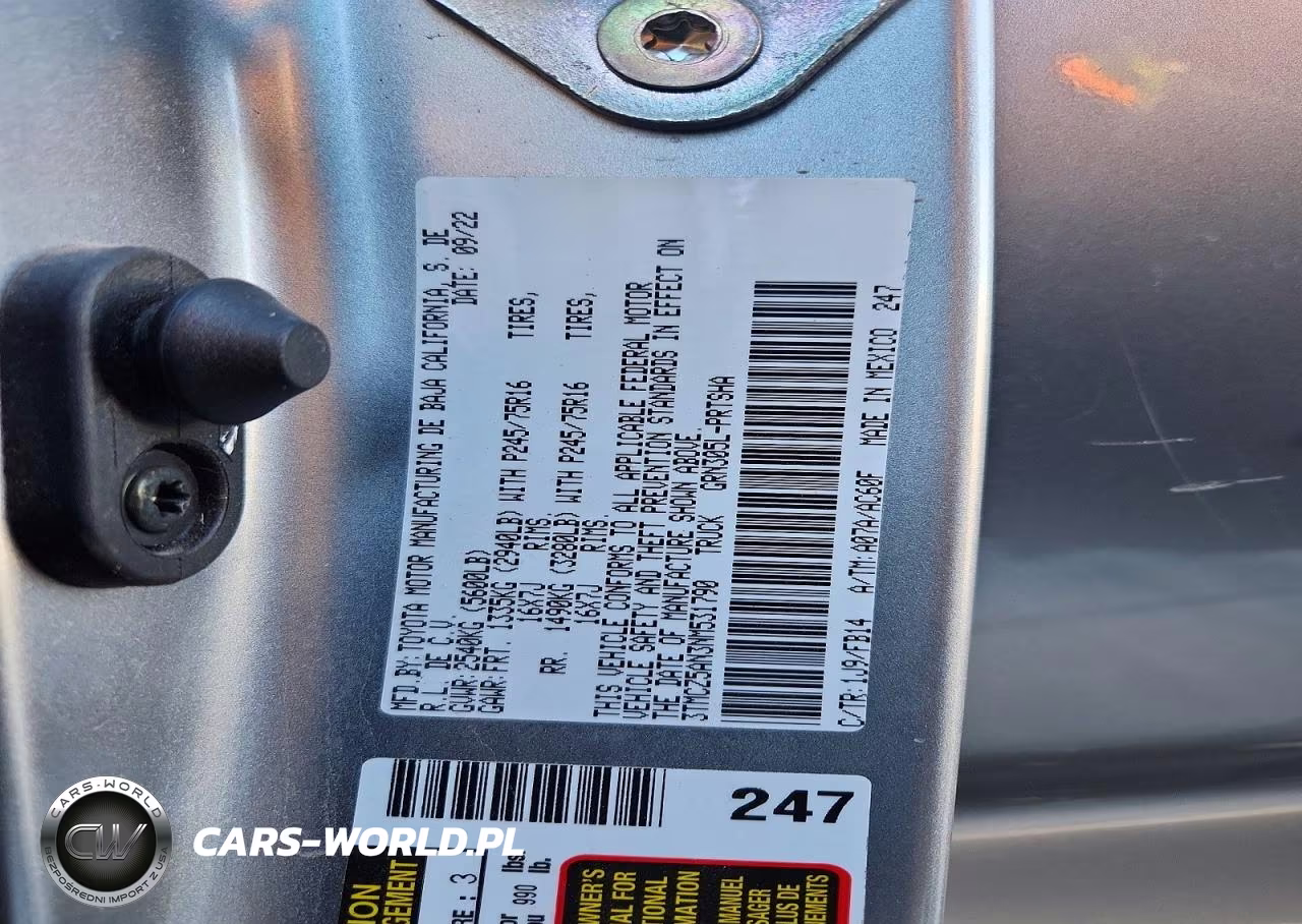 2022 Toyota Tacoma Sr V6 VIN:3TMCZ5AN3NM531790 - 12
