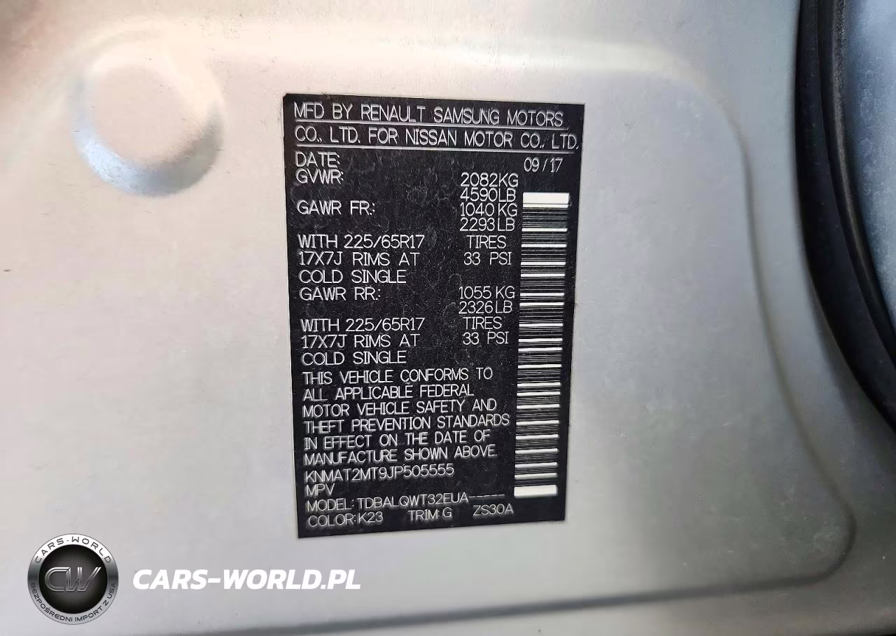 2018 Nissan Rogue Sv VIN:KNMAT2MT9JP505555 - 12