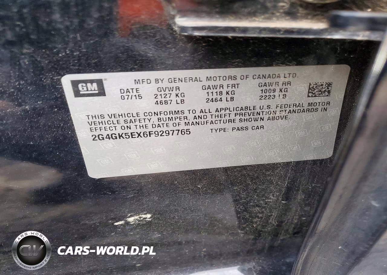 2015 Buick Regal VIN:2G4GK5EX6F9297765 - 13