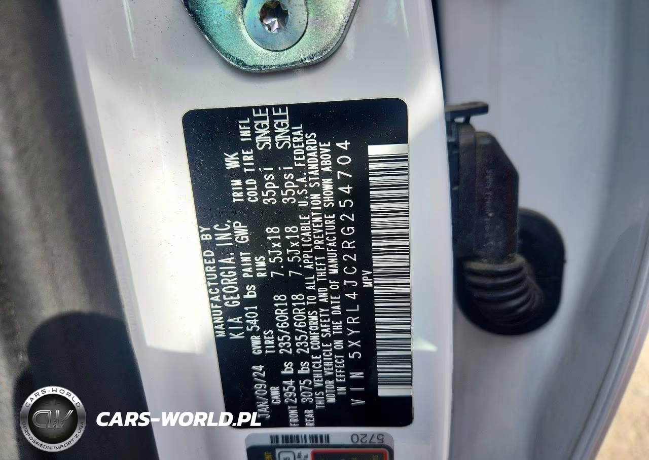 2024 Kia Sorento S VIN:5XYRL4JC2RG254704 - 13