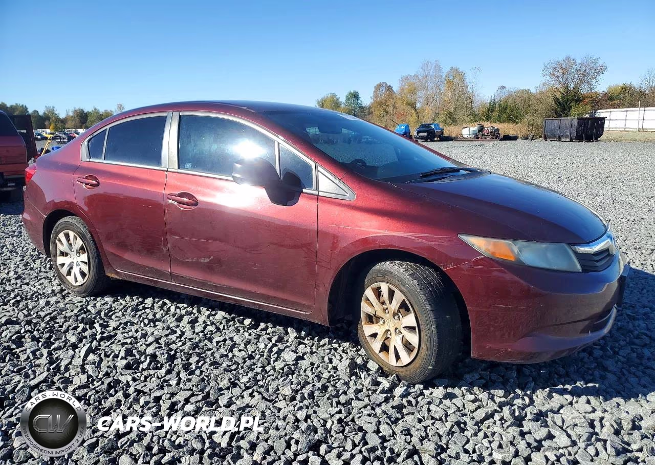 2012 Honda Civic Lx VIN:19XFB2F55CE095587 - 4