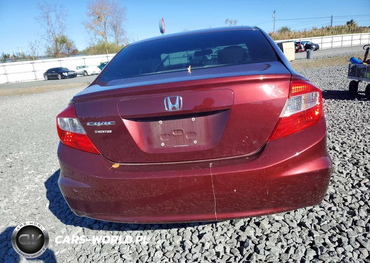 2012 Honda Civic Lx VIN:19XFB2F55CE095587 - 6