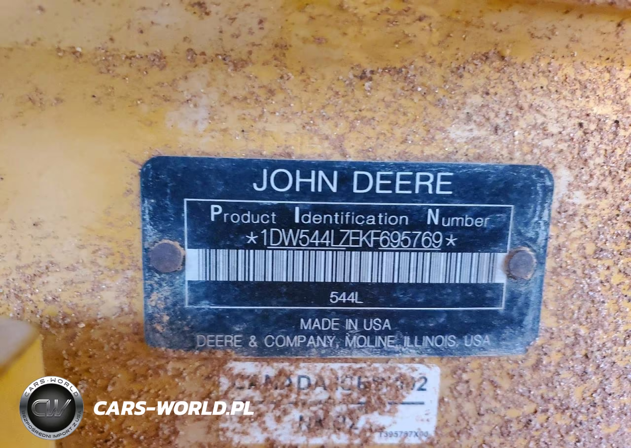2019 John Deere 544J - Wheel Loader VIN:1DW544LZEKF695769 - 10