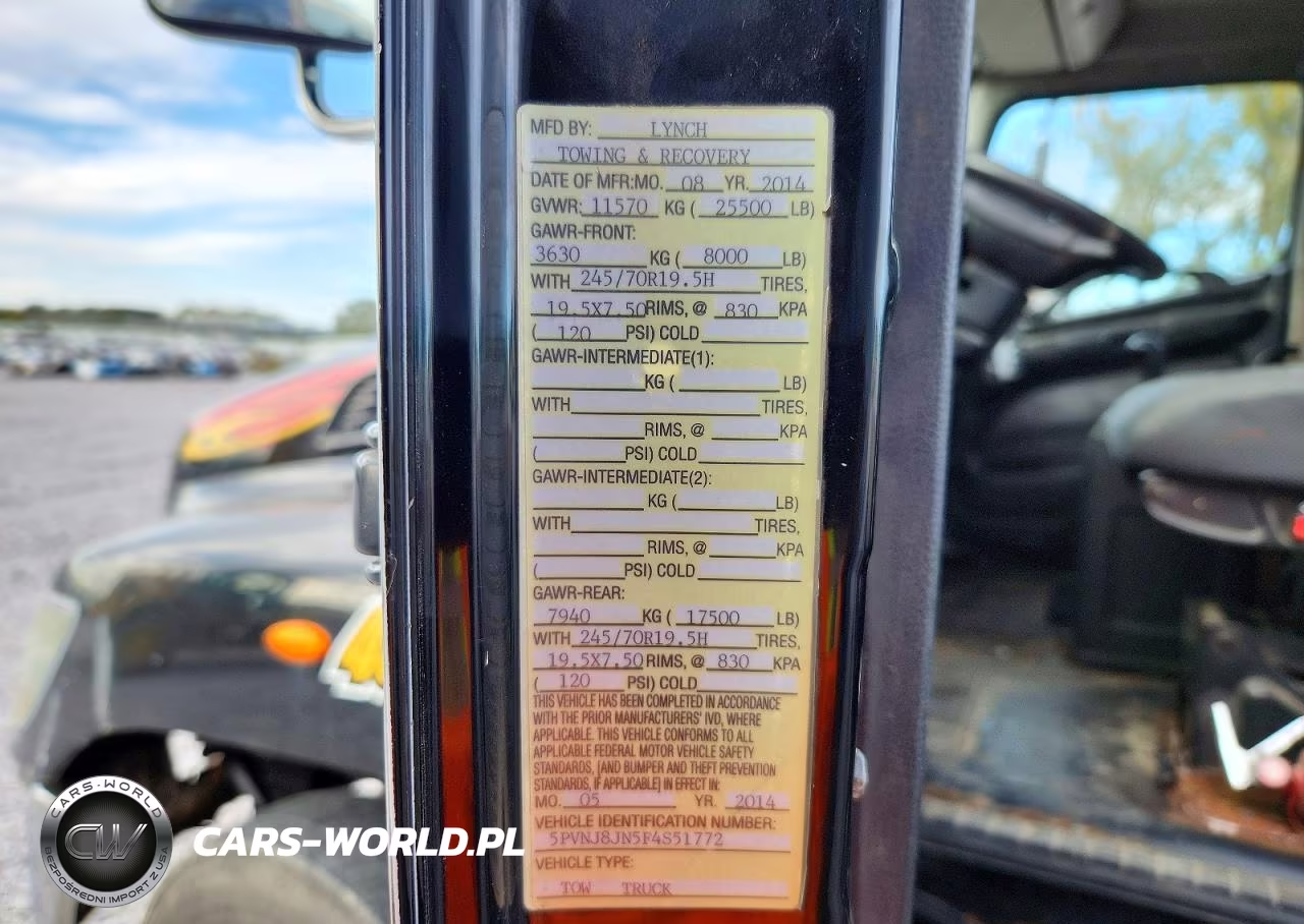 2015 Hino 258-268 - Box Truck VIN:5PVNJ8JN5F4S51772 - 12