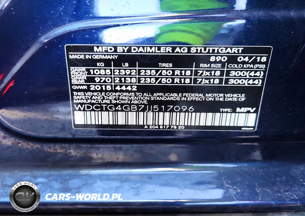 2018 Mercedes-Benz Gla 250 4Matic VIN:WDCTG4GB7JJ517096 - 13