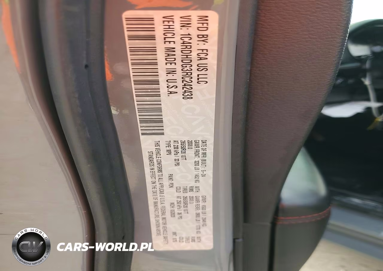 2024 Dodge Durango Gt VIN:1C4RDHDG3RC242438 - 13