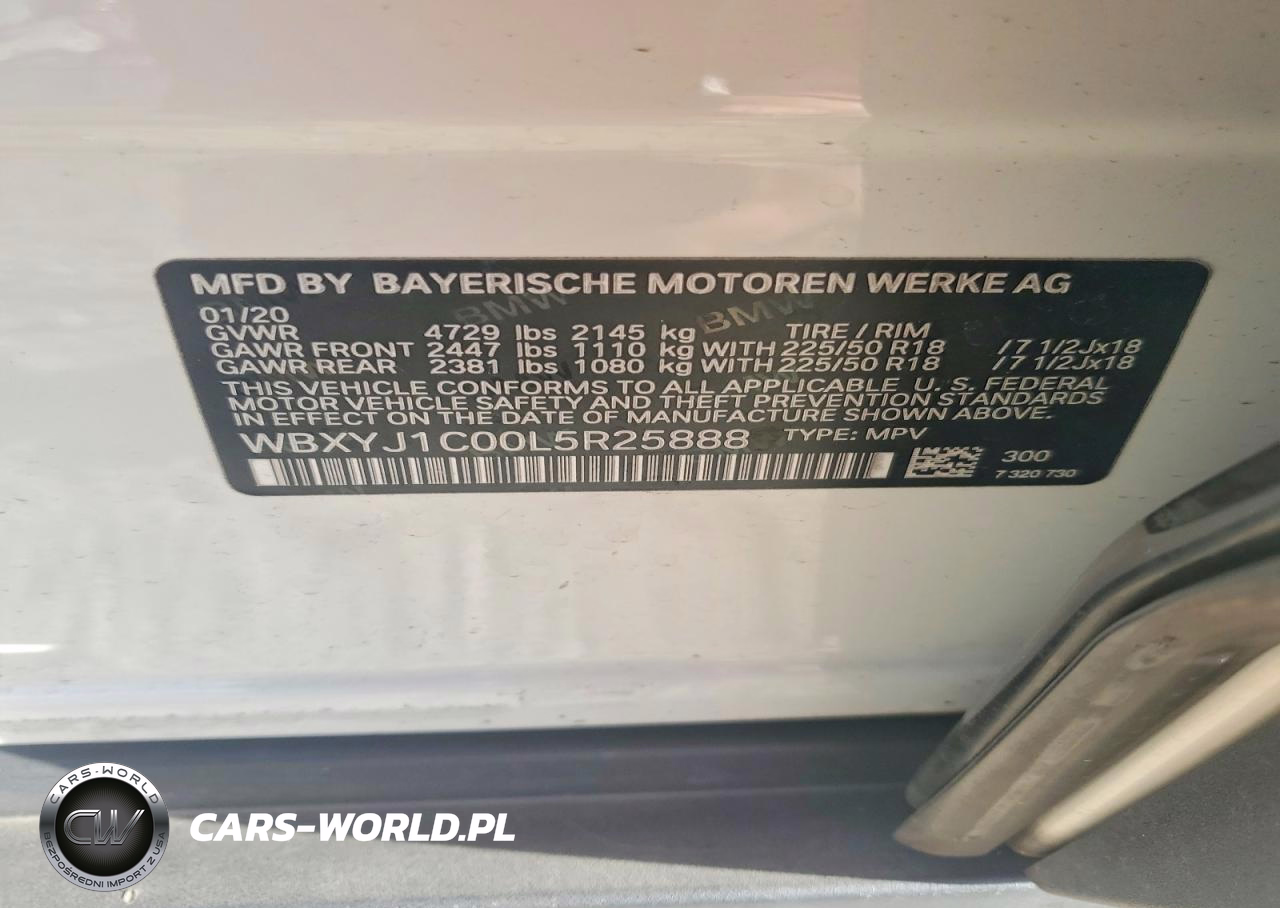 2020 BMW X2 xDrive28I VIN:WBXYJ1C00L5R25888 - 13