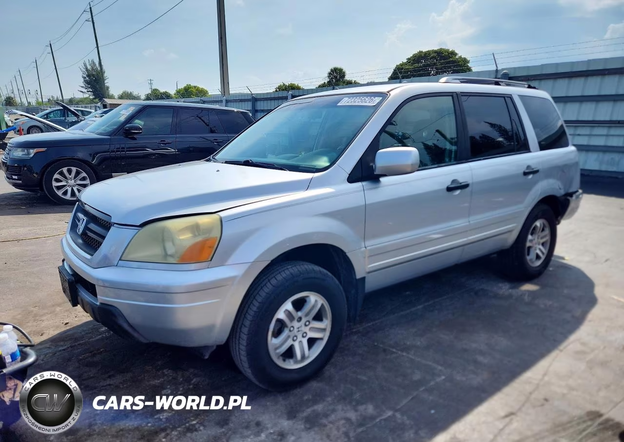 2003 Honda Pilot Exl VIN:2HKYF18663H540427 - 1